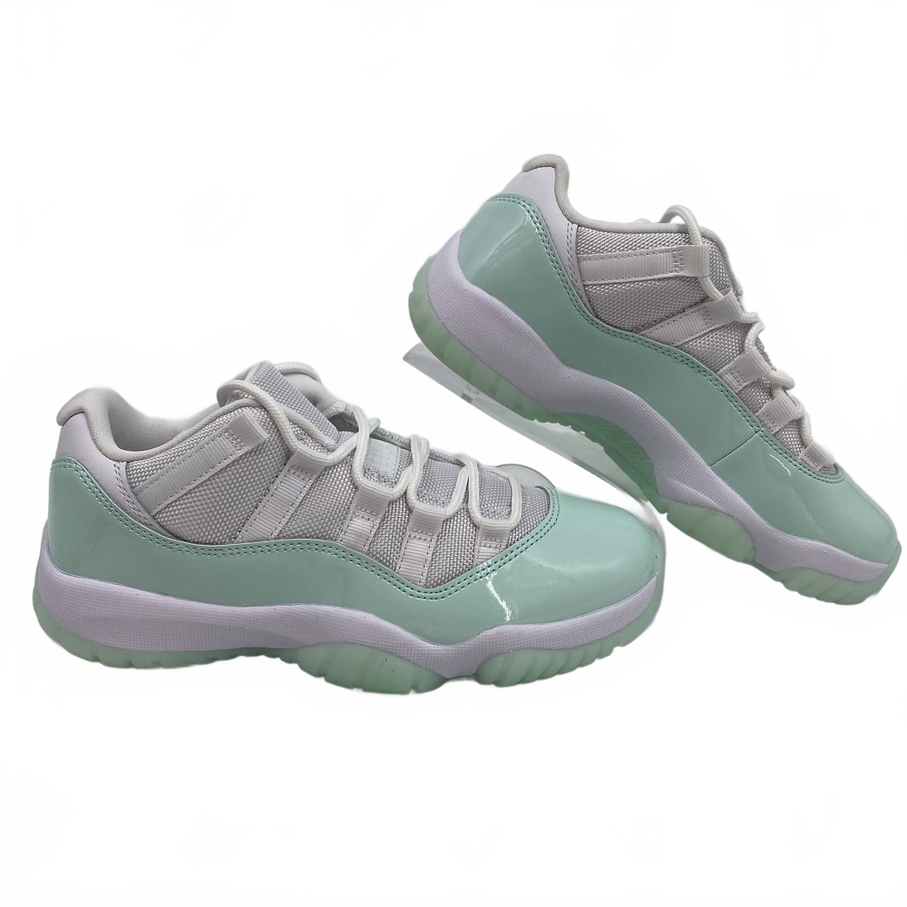 Air Jordan Sea Green White Low Retro 11 Sneakers | Womens 6
